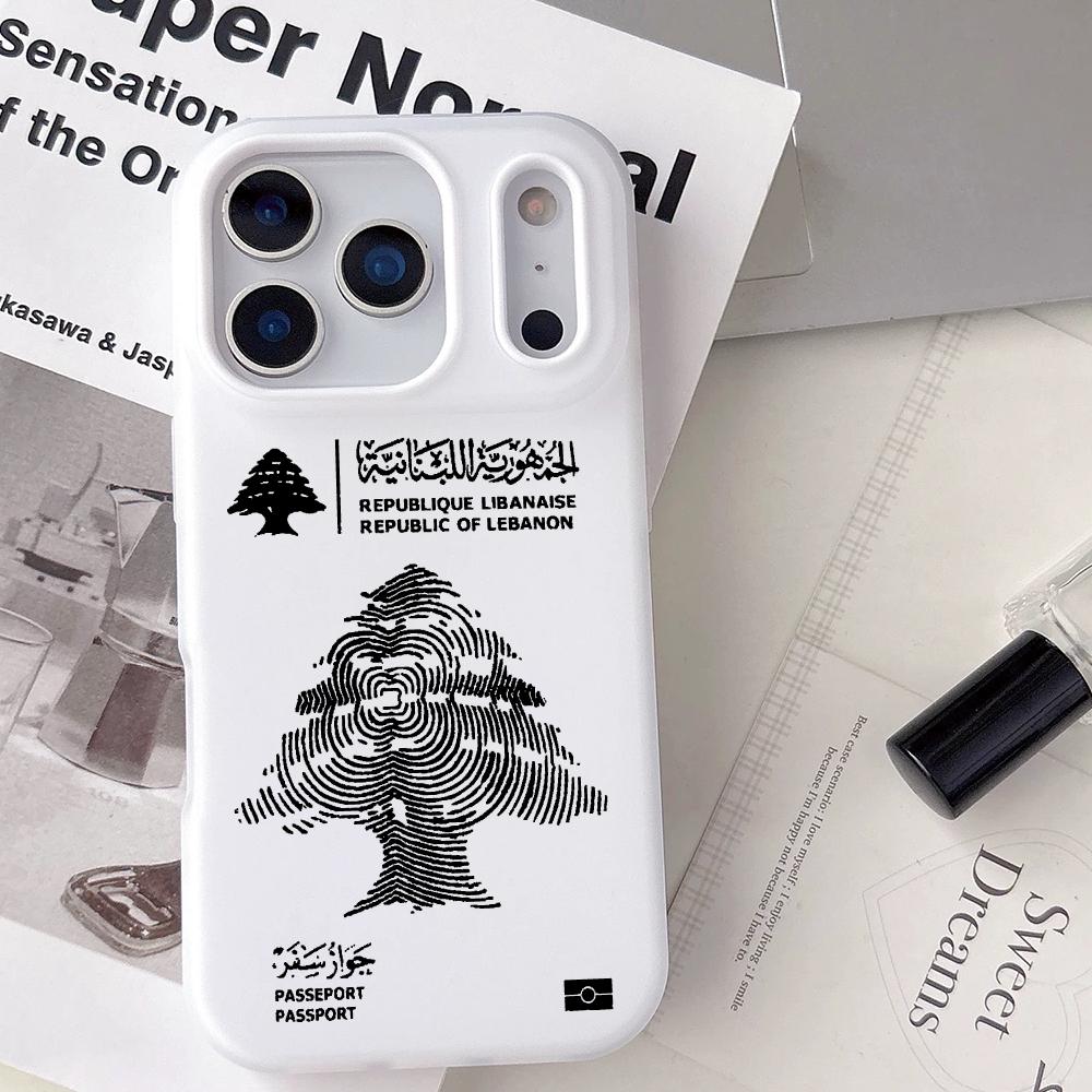 Phone Accessories Lebanon - Custodia per passaporto Libano per iPhone