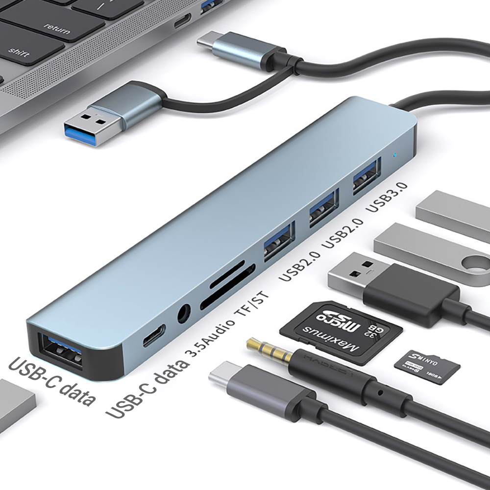 Phone Accessories Officeworks - Docking Station USB 9-in-1 con Doppia