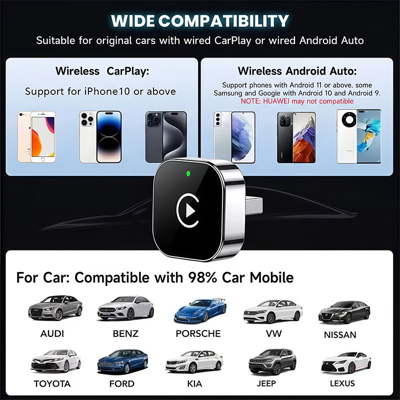 Adattatore CarPlay Wireless 2- - Phone Accessories Business recensione e prezzo
